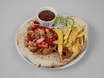 Naan Kebab (Free Cone Of Chips)
