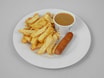 Sausage, Chips & Curry